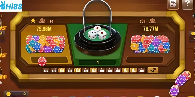 Tham gia và phân tích kết quả game tài xỉu rút tiền mặt