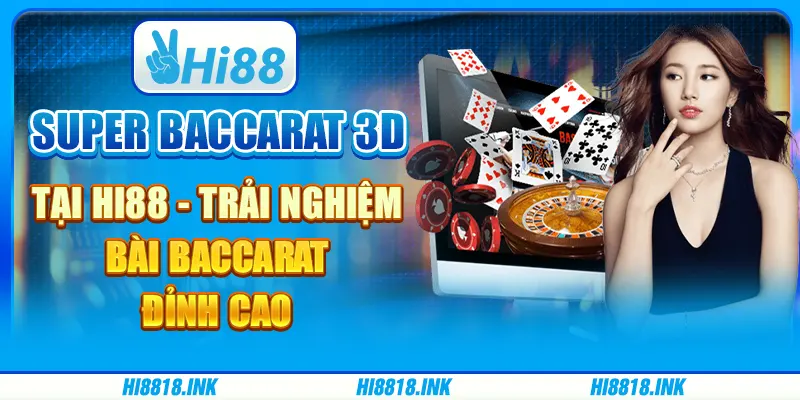 Super Baccarat 3d Tại Hi88 Trải Nghiệm Bài Baccarat Đỉnh Cao